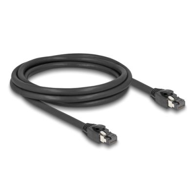 DeLOCK 80234 Netzwerkkabel Schwarz 2 m Cat8.1 S/FTP (S-STP)