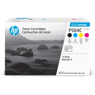 Samsung CLT-P504C 4er-Pack Cyan/Magenta/Gelb/Schwarz Original Tonerkartusche