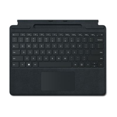 Microsoft Surface Pro Signature Keyboard Schwarz Microsoft Cover port QWERTY Nordisch