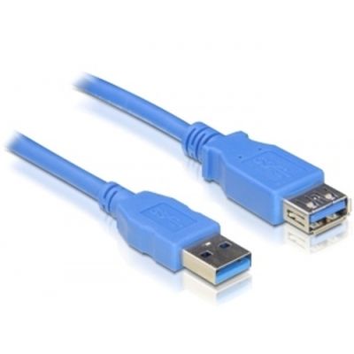 DeLOCK USB 3.0-A M/F - 2m USB Kabel USB A Blau