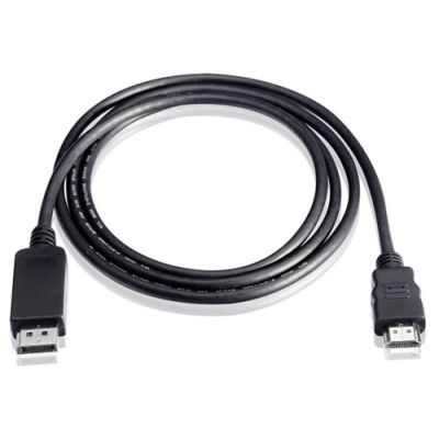M-Cab DisplayPort 1.2 - HDMI Anschlusskabel, St/St, w/IC, 2m, gold