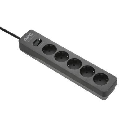 APC PME5B-GR Spannungsschutz Schwarz 5 AC-Ausgänge 230 V 1,5 m