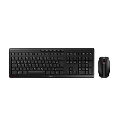 CHERRY Stream Desktop Recharge Tastatur Maus enthalten RF Wireless QWERTZ Deutsch Schwarz