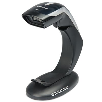 Datalogic Heron HD3430 Kit Tragbares Barcodelesegerät 1D/2D CMOS Schwarz, Silber
