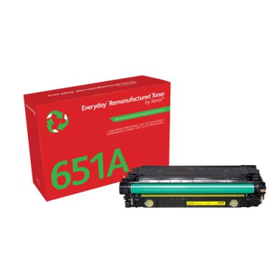 Everyday ™ Gelb Toner von Xerox, kompatibel mit HP 651A/ 650A/ 307A (CE342A/CE272A/CE742A), Standardkapazität