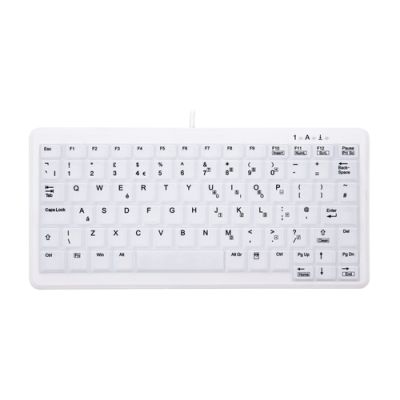 CHERRY AK-C4110 Tastatur USB QWERTY UK Englisch Weiß