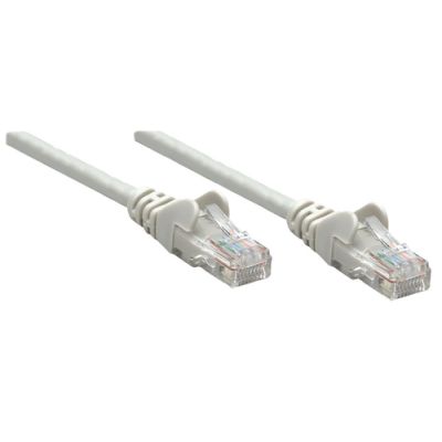 Intellinet Netzwerkkabel, Cat6, U/UTP, CCA, Cat6-kompatibel, RJ45-Stecker/RJ45-Stecker, 10,0 m, grau