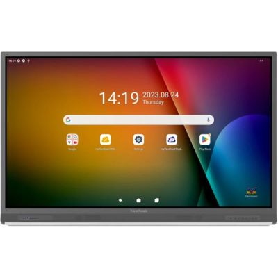 Viewsonic IFP6552-2F Signage-Display Digital Signage Flachbildschirm 165,1 cm (65") LCD 450 cd/m² 4K Ultra HD Schwarz Touchscreen Eingebauter Prozessor Android