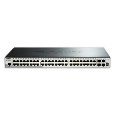 D-Link DGS-1510-52X Netzwerk-Switch Managed L3 Gigabit Ethernet (10/100/1000) 1U Schwarz