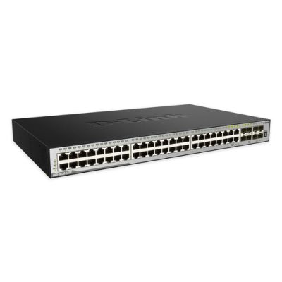 D-Link DGS-3630-52TC Managed L3 Gigabit Ethernet (10/100/1000) 1U Schwarz