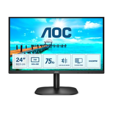 AOC B2 24B2XHM2 Computerbildschirm 60,5 cm (23.8") 1920 x 1080 Pixel Full HD LCD Schwarz