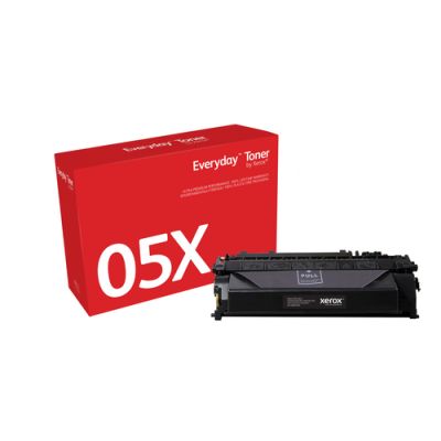 Everyday ™ Schwarz Toner von Xerox, kompatibel mit HP 05X (CE505X/ CRG-119II/ GPR-41), High capacity