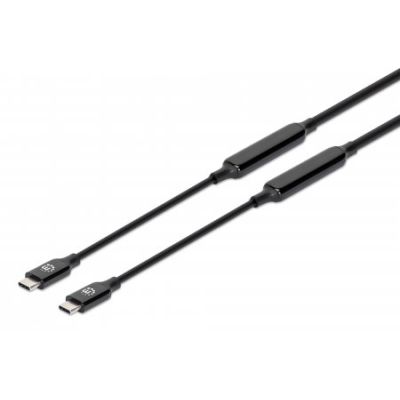 Manhattan 355971 USB Kabel 5 m USB 3.2 Gen 2 (3.1 Gen 2) USB C Schwarz