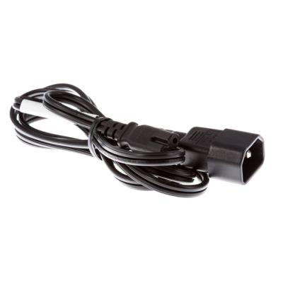 Zebra CS-CC6-IEC Stromkabel Schwarz 0,5 m C7-Koppler C14-Koppler