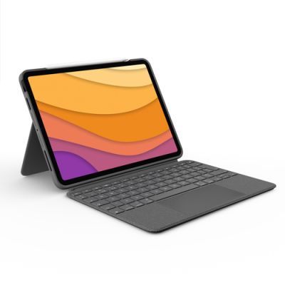 Logitech Combo Touch Grau Smart Connector QWERTZ Deutsch