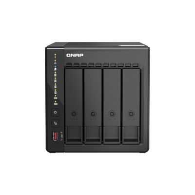 QNAP TS-453E NAS Tower Ethernet/LAN Schwarz J6412