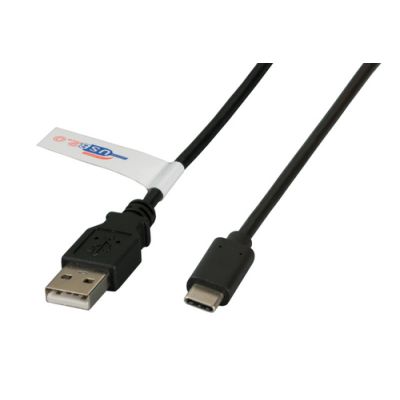 EFB Elektronik K5258SW.1 USB Kabel 1 m USB 2.0 USB A USB C Schwarz