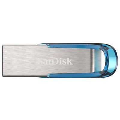 SanDisk Ultra Flair USB-Stick 128 GB USB Typ-A 3.2 Gen 1 (3.1 Gen 1) Blau, Silber