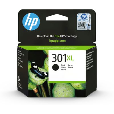 HP 301XL Schwarz Original Druckerpatrone mit hoher Reichweite
