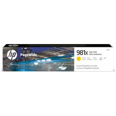 HP 981X Gelb Original PageWide Druckerpatrone mit hoher Reichweite