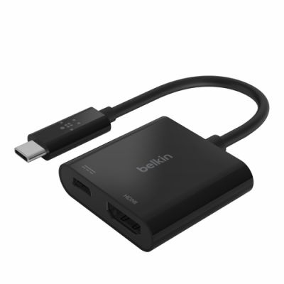 Belkin AVC002BTBK laptop-dockingstation & portreplikator USB 3.2 Gen 1 (3.1 Gen 1) Type-C Schwarz