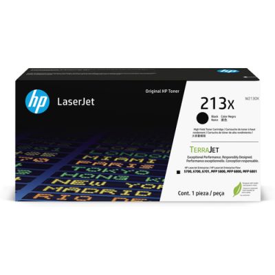 HP 213X Schwarz Original LaserJet-Tonerkartusche mit hoher Reichweite