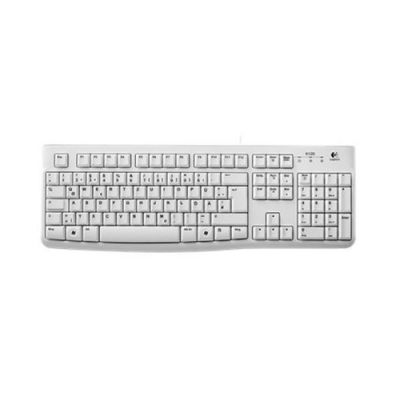 Logitech Keyboard K120 for Business Tastatur USB QWERTZ Deutsch Weiß