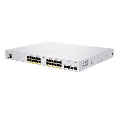 Cisco CBS350-24FP-4G-EU Netzwerk-Switch Managed L2/L3 Gigabit Ethernet (10/100/1000) Silber