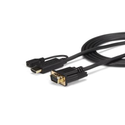 StarTech.com 1,8m aktives HDMI auf VGA Konverter Kabel - HDMI zu VGA Adapter