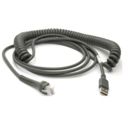 Zebra CBA-U29-C15ZBR USB Kabel 4,57 m USB 2.0 USB A Schwarz