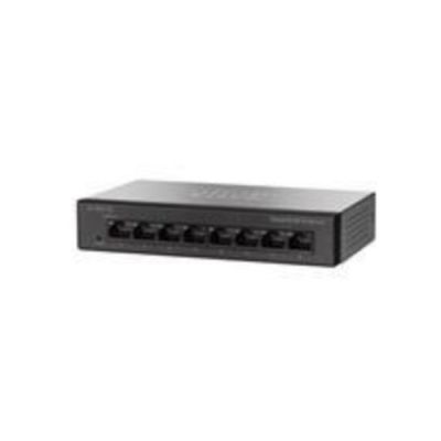 Cisco Small Business SF110D-08 Unmanaged L2 Fast Ethernet (10/100) Schwarz