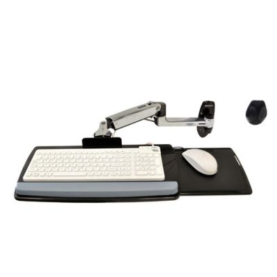 Ergotron LX Wall Mount Keyboard Arm Silber