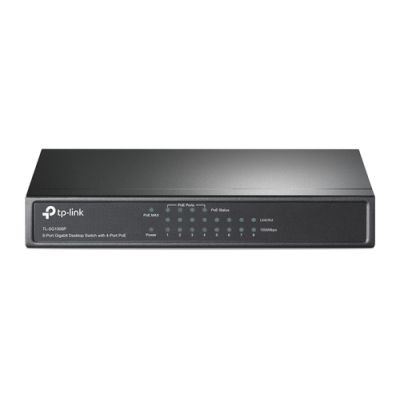 TP-Link TL-SG1008P Netzwerk-Switch Unmanaged Gigabit Ethernet (10/100/1000) Power over Ethernet (PoE) Haselnuss
