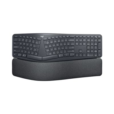 Logitech Ergo K860 Tastatur RF Wireless + Bluetooth QWERTY Nordisch Graphit