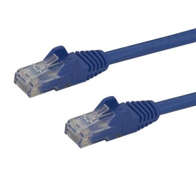 StarTech.com 7,5m CAT6-Kabel - blaues CAT6-Patchkabel - Snagless RJ45-Steckverbinder - ETL