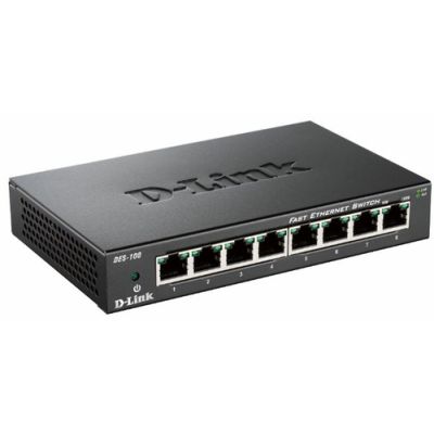 D-Link DES-108 Schwarz