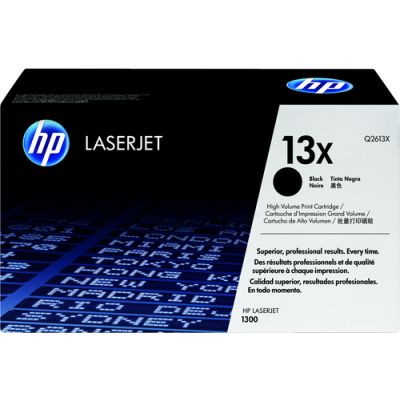 HP 13X Schwarz Original LaserJet Tonerkartusche mit hoher Reichweite