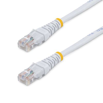 StarTech.com 15m Cat5e RJ45 UTP Patchkabel - Cat 5e Netzwerkkabel - Weiß