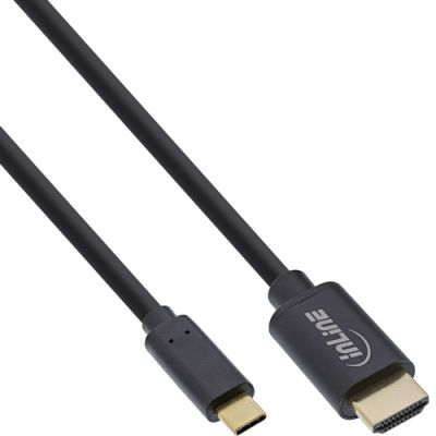 InLine USB Display Kabel, USB-C Stecker zu HDMI Stecker, 3m