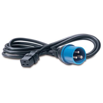 APC C19/IEC309 2.5m Schwarz 2,5 m C19-Koppler