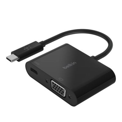 Belkin AVC001BTBK laptop-dockingstation & portreplikator USB 3.2 Gen 1 (3.1 Gen 1) Type-C Schwarz