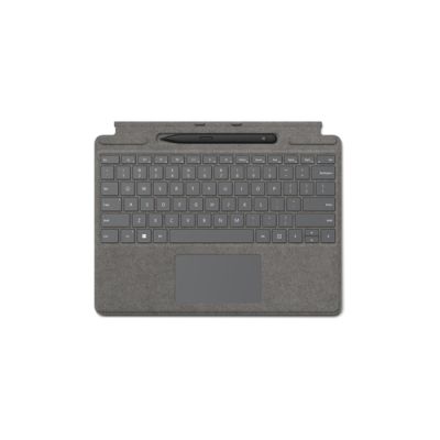 Microsoft Signature with Slim Pen 2 Platin Microsoft Cover port QWERTZ Deutsch