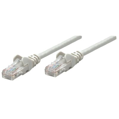 Intellinet Premium Netzwerkkabel, Cat6a, S/FTP, 100% Kupfer, Cat6a-zertifiziert, LS0H, RJ45-Stecker/RJ45-Stecker, 20,0 m, grau