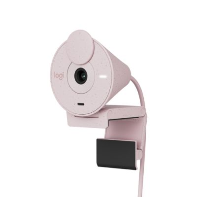 Logitech Brio 300 Webcam 2 MP 1920 x 1080 Pixel USB-C Pink