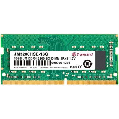 Transcend JetRam JM3200HSE-16G Speichermodul 16 GB 1 x 16 GB DDR4 3200 MHz