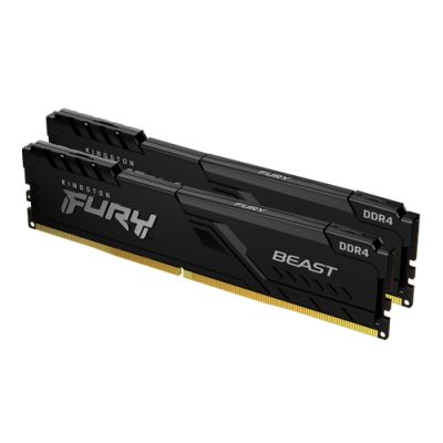 Kingston Technology FURY 32GB 3200MT/s DDR4 CL16 DIMM (2er-Kit) 1Gx8 Beast Black