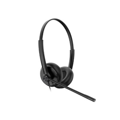 Yealink YHS34 Kopfhörer Kabelgebunden Kopfband Anrufe/Musik Schwarz