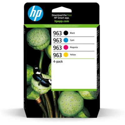 HP 963 4er-Pack OriginalDruckerpatronen Schwarz/Cyan/Magenta/Gelb
