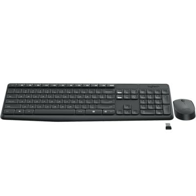 Logitech MK235 Tastatur Maus enthalten RF Wireless Ungarisch Grau