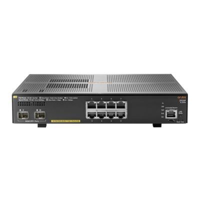 HPE Aruba 2930F 8G PoE+ 2SFP+ Managed L3 Gigabit Ethernet (10/100/1000) Power over Ethernet (PoE) 1U
